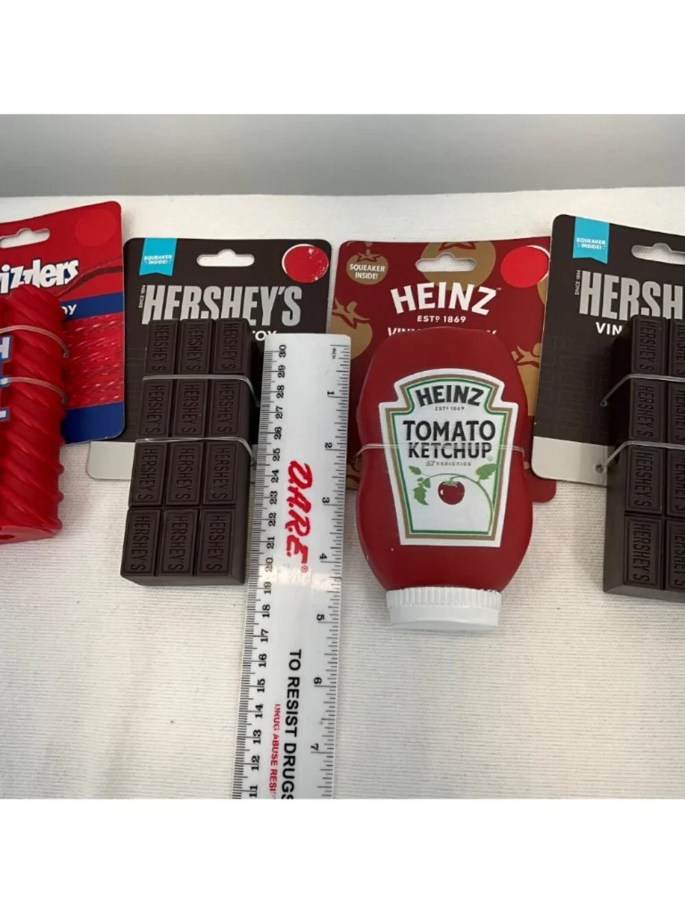 Twizzlers, Hersheys &‎ Heinz Vinyl Dog Toys